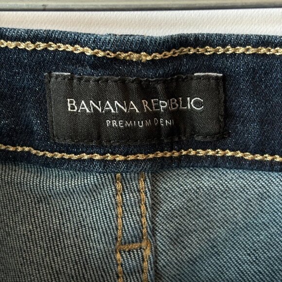 BANANA Republic Women's Premium Denim Mid-Rise Skinny Jeans Size 28 - Picture 6 of 11